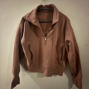 Old Navy Women's brownish quarter zip